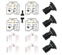 BTWSRX Kit De Réparation De Carburateur pour Yamaha pour FAZER FZS600 5DM 5RT FZS 600 5DM RT 1998-2003 Kits De Réparation Remplacement Kit Pièces Réparation Reconstruction Carburateur(Ensemble 1)