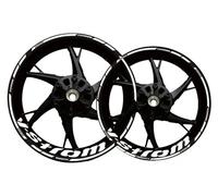BTWSRX Stickers de Jantes Autocollants De Jante Moto pour Suzuki V-Strom Vstrom 1000 1050 XT DL 650, Bandes Autocollantes Réfléchissantes Jantes d'autocollants(Couleur 15)