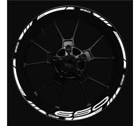 BTWSRX Stickers de Jantes Autocollants De Jantes De Moto pour Kawasaki Z650 Z 650, Bandes Réfléchissantes, Papier Autocollant Jantes d'autocollants(Couleur 17)