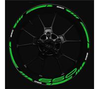 BTWSRX Stickers de Jantes Autocollants De Jantes De Moto pour Kawasaki Z650 Z 650, Bandes Réfléchissantes, Papier Autocollant Jantes d'autocollants(Couleur 24)