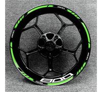 BTWSRX Stickers de Jantes Autocollants pour Jantes De Moto pour Kawasaki Z800 Z 800, Bandes Réfléchissantes Jantes d'autocollants(Couleur 1)