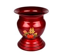 BTWYU Bouteille d'urine,Urinoir pour Hommes Crachoir en métal for Femme avec Couvercle, urinoir Portable for Mariage, Bassin for Personnes âgées(Red)