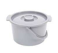 BTWYU Bouteille d'urine,Urinoir pour Hommes Urinoir à crachoir avec Couvercle, Seau à Urine, Pot de Chambre, Toilettes, Bassin de lit en Plastique portatif for Personnes âgées, Femmes et Hommes.