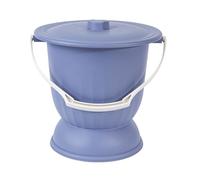 BTWYU Bouteille d'urine,Urinoir pour Hommes Urinoir for Femme avec Couvercle, crachoir, Portable, épais, for uriner, for Personnes âgées, Unisexe(Navy Blue,27.5 * 25.8cm)