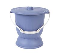 BTWYU Bouteille d'urine,Urinoir pour Hommes Urinoir for Femme avec Couvercle, crachoir, Portable, épais, for uriner, for Personnes âgées, Unisexe(Navy Blue,24.5 * 24.7cm)
