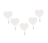 BTWYU Crochets muraux Lot de 5 crochets muraux multifonctions à crochets perforés