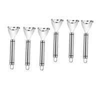 BTWYU Eplucheur Lot de 3 éplucheurs de maïs en acier inoxydable(Silverx6pcs)