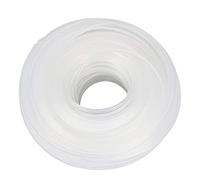 BTWYU Fil pour débroussailleuse Cordon de Coupe-Bordures en Nylon, Fil de Coupe-Bordures, Outils puissants(White Round)
