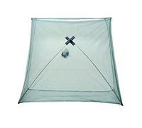 BTWYU Filet de pêche,Matériel de pêche Filet de pêche Pliable en Nylon, piège à appâts, Filet à crevettes, piège Automatique, matériel de pêche d'extérieur(80cm)