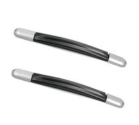 BTWYU Poignée de Bagage, Remplacement Lot de 2 poignées de Bagage en Plastique de 25,2 x 2,9 cm (L x l), 253 x 29 mm, for Valise, boîte, Noir