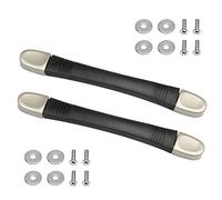 BTWYU Poignée de Bagage, Remplacement Lot de 2 poignées de Bagage en Plastique de 250 mm x 31 mm (L x l) for Valise, boîte, Couleur Noire