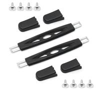 BTWYU Poignée de Bagage, Remplacement Lot de 2 poignées de Bagage en Plastique de Remplacement, 237 mm x 24 mm (L x l), for Valise, boîte, Noir