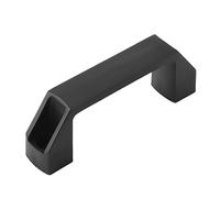 BTWYU Poignée de Bagage, Remplacement Poignée de Traction en Plastique, 90 mm, entraxe de 90 mm, Longueur 108 mm, for Bagages, équipement mécanique, Armoire, Placard, Noir