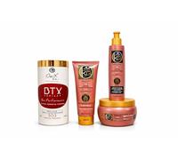 BTX Capillaire Onix Professionnel + Shampoing Sans Sulfates 250ml + Masque Nourrissant 500ml + Soin Keragold Offert - Réparation Cheveux Abîmés, Brillance, Discipline & Douceur (ONIX + pack FB)