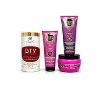 BTX Capillaire Onix Professionnel + Shampoing Sans Sulfates 250ml + Masque Nourrissant 500ml + Soin Keragold Offert - Réparation Cheveux Abîmés, Brillance, Discipline & Douceur (Onix + pack AC)
