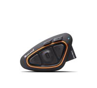 Midland - Intercom Moto BTX1 Pro S Solo Individuel, Écouteurs Bluetooth sans Fil Casque Moto Étanche IPX6 avec Couverture 800m - Batterie 23H, Anti Bruit, Radio FM via App et Compatibilité Universelle