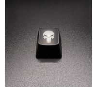 BTXETUEL Touches rétroéclairées Costom pour clavier mécanique Cherry MX, profil SA, touches R4, touches ABS translucide, touches artisanales, touches personnalisées (crâne 2)