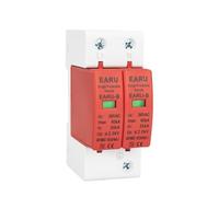 BTYKUYOO Dispositif de Protection Contre Les surtensions, parafoudre Basse Tension, 1/2/3/4 pôles, Protection Contre Les surtensions, AC 385 V, 40 kA, 60 kA(Ac385v 20-40ka,1)