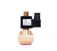 BTYKUYOO Électrovanne Haute Pression en Laiton normalement Ouverte 3/8", 1,6 Mpa, Type Pilote, vannes d'eau électriques 220 V, 110, 24, 12(G-380VAC)