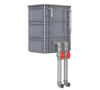 BTYQKZVPM Boîte de Filtration pour Aquarium et Bassin, Boîtier de Filtration for Aquarium et Bassin, Rouge, Plusieurs Tailles, Pompe média filtrant Non Inclus(15.75x11.81x20.08in/40x30x51CM)