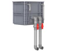 BTYQKZVPM Boîte de Filtration pour Aquarium et Bassin, Boîtier de Filtration for Aquarium et Bassin, Rouge, Plusieurs Tailles, Pompe média filtrant Non Inclus(15.75x11.81x13.78in/40x30x35CM)