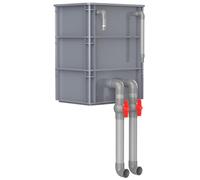 BTYQKZVPM Boîte de Filtration pour Aquarium et Bassin, Boîtier de Filtration for Aquarium et Bassin, Rouge, Plusieurs Tailles, Pompe média filtrant Non Inclus(11.81x7.87x13.78in/30x20x35CM)