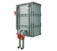 BTYQKZVPM Boîte de Filtration pour Aquarium et Bassin, Boîtier de Filtre Externe Rouge for Aquarium à 2, 3 ou 4 Niveaux(15.75x11.81x23.03in/40x30x58.5CM)