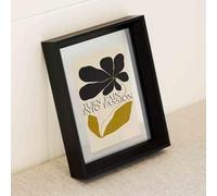 BTYQKZVPM Cadre Photo pour la Maison et la décoration Murale Cadre décoratif Flottant en Acrylique Double Face for Cartes Postales(Ebony Color,A4)