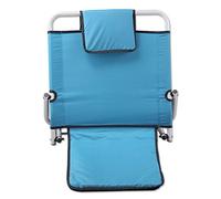 BTYQKZVPM Dossier de lit， Coussin de tête à Dossier Pliable, 7 Positions, Multicolore, Plusieurs Styles(Sky Blue,Without Armrest)