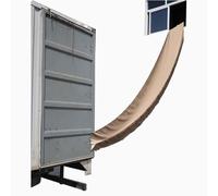 BTYQKZVPM Goulotte de Chantier temporaire, La manutention des Marchandises Glisse Le convoyeur de déchargement à Haute Altitude for l'entrepôt 2X (6-30) m(Gold,2x20m)