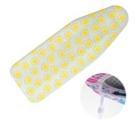 BTYQKZVPM Housse de Table à Repasser rembourrée Ultra-résist Housse et Coussin de Rechange en Coton for Table à Repasser, Multicolore, 96 x 33 cm(A+Aluminum Film)