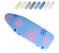 BTYQKZVPM Housse de Table à Repasser rembourrée Ultra-résist Housse et Coussin for Table à Repasser 96 x 33 cm (37,5 13 Pouces) en Coton quadrillé Multicolore(E)