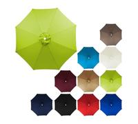 BTYQKZVPM Parasol de Jardin, Auvent de Remplacement for Parasol terrasse 6/8 Baleines 2-3,5 m(Grass Green,3.5m/6ribs)