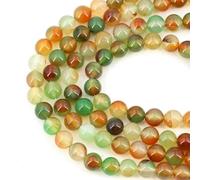 BTYQKZVPM Perles de rocaille Perles artificielles Teintes, Perles Rondes de larvikite Naturelle Multicolores 4 à 10 mm for la création Bijoux(Peacock Agate,4.0mm (About 91pcs))