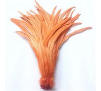 BTYQKZVPM plumes pour sapin de Noël, Plumes de queue Coque coq for décor artisanal multicolore 16-18 pouces 40-45cm 100/20/500 pièces(Orange,500 Pcs)