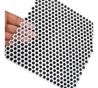 BTYQKZVPM Protecteurs de Drain Ronds, Crépine d'égout carrée en Acier Inoxydable 304 avec Trou de 5 mm, Plusieurs Tailles(16x16cm)