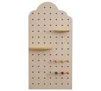 BTYQKZVPM Tableau perforé pour salle de bricolage, garage, c Panneau de rangement mural en bois perforé, décoration multicolore, plusieurs tailles(Cream,60x120cm)