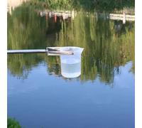 BTYQKZVPM Tige Extra Longue pour prélèvement d'échantillons Échantillonneur d'eau télescopique en Acier Inoxydable, bécher, louche(1000ml,0.6m 1.5m/1.97ft 4.9ft)