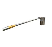 BTYQKZVPM Tige Extra Longue pour prélèvement d'échantillons Louche d'échantillonnage de bécher à Pendule en Acier Inoxydable 304, Perche d'eau 500 ML, Tige(2.0m)
