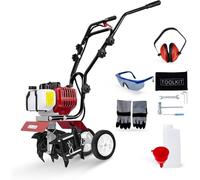 BU-KO 52CC Moteur de motoculteur à Essence de Jardin 3HP 2 Temps cultivateur de Sol à Gazon Rotovator Moteur léger Compact Puissant poignées sûres 1 Ans de Garantie