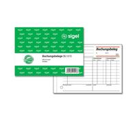 BU615 Booking Receipt A6 Horizontal 1 Items