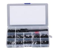 Buachois 600 Vis D'ordinateur, Kit de Vis pour Ordinateur Portable, Tête Plate en Acier au Carbone M2 M2.5 M3, Kit de Réparation de Remplacement de Vis D'ordinateur avec Outil de Tournevis à Brosse