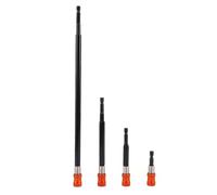 Buachois Adaptateur pour Foret 4 Pièces, Porte Bits à Douille Hexagonale 1/4 avec Longueurs 12in 6in 4in 2-3/8in, Connexion Sécurisée pour Perceuse Visseuse sans Fil et Pneumatique