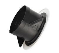 Buachois Anémostat de Plafond 4 Tailles, Valve d'Extraction et Alimentation en Air pour Conduits de Ventilation, Couverture de Gainage en ABS, Installation Murale ou Plafond (100mm)