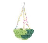 Buachois Bird Nest Swing Suspendu, lit de nid d'oiseau, nid d'oiseau d'hiver Chaud, Chaleureux Confortable Perroquet reproducteur Swing Oiseau hamac à la Maison (Petit)