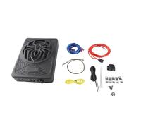 Buachois Caisson de Basses sous Le siège Actif amplifié 800W, avec projecteurs, Caisson de Basse Mince et amplificateur intégré pour système Audio Auto (Application Arc-en-Ciel)