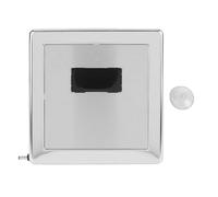 Buachois Capteur de Chasse d'Eau Automatique pour Urinoir, Détection de Mouvement Sans avec Valve de Rinçage en Laiton, Montage Mural Acier Inoxydable pour Toilettes Publiq