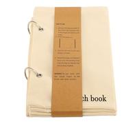 Buachois Carnet de croquis en tissu vierge, carnet de notes vierge portable à faire soi-même, journal de voyage pliable, planificateur en tissu, carnet de points pour dessin, écriture et