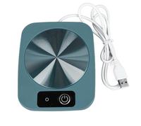 Buachois Chauffe tasse Intelligent à Température Constante, Alimentation USB, Design Étanche, Économie d'Énergie, Portable pour Bureau, Voyage, Maison (Verte)