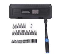 Buachois Clé à Cliquet 72 Dents avec Douilles et Embouts, Set de Clés Dynamométriques Préréglées 5-60Nm Acier CrV pour Réparation Véhicule et Mécanique